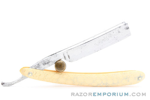 11/16" W.H. Morley & Sons Clover Brand Straight Razor | Solingen, Germany