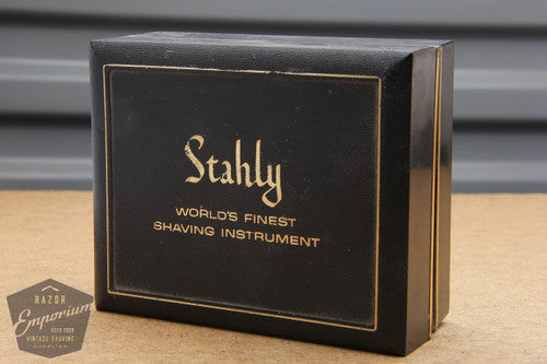 Stahly Live Blade Wind-Up Vibrating DE Safety Razor - Chrome Handle w/ Box