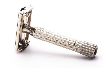 1953-54 Gillette President Double Edge Safety Razor | Factory Nickel Revamp