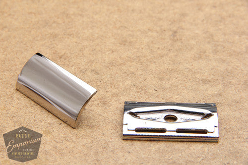 Gillette 1940's Tech Cap & Guard * Nickel REVAMPED – Razor Emporium