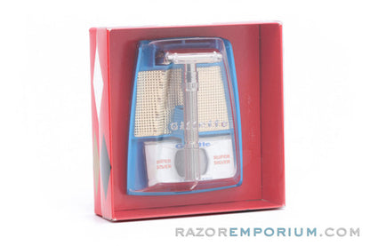 1966 Uncirculated New Old Stock Gillette Slim Adjustable Set