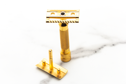 Merkur 34C HD Gold Plated DE Safety Razor | Pre-Owned