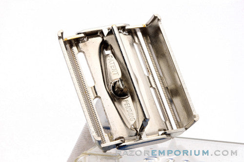 1950's Gillette British HD Double Ring 500 Rocket Safety Razor ONLY | No Case