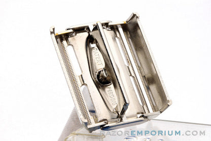 1950's Gillette British HD Double Ring 500 Rocket Safety Razor ONLY | No Case