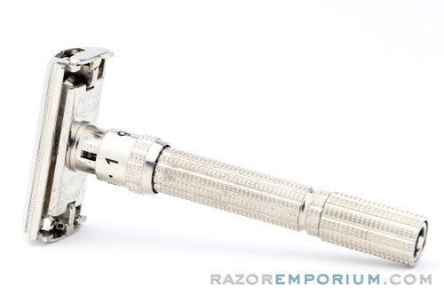 1965 Gillette Slim Adjustable TTO DE Safety Razor K4