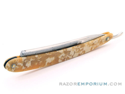 5/8" Geneva Cutlery Co. Hollow Ground Straight Razor w/ Original Scales