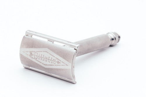 1956 Gillette Ball End Tech Double Edge Safety Razor B2