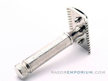 1921 Gillette New Improved Tuckaway Travel DE Safety Razor Set | Made in England