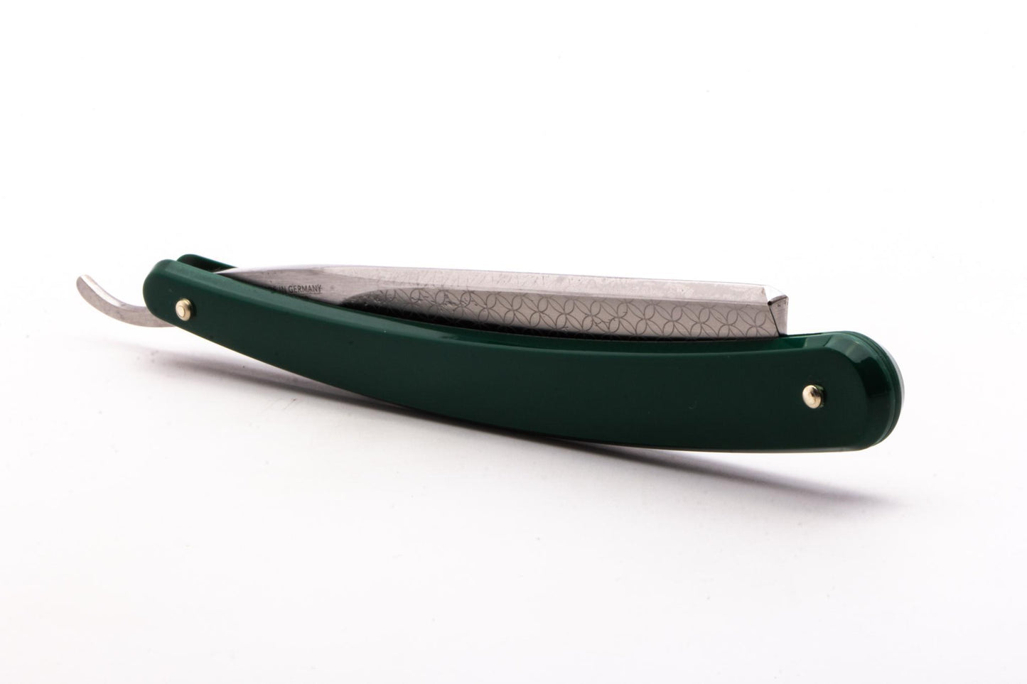 DOVO | 5/8" Dovo Solingen Green Runde Sache Straight Razor