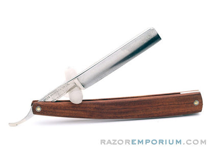 4/8" Red Point Utica Knife & Razor Co. Straight Razor w/ Cocobello Wood | Solingen, Germany