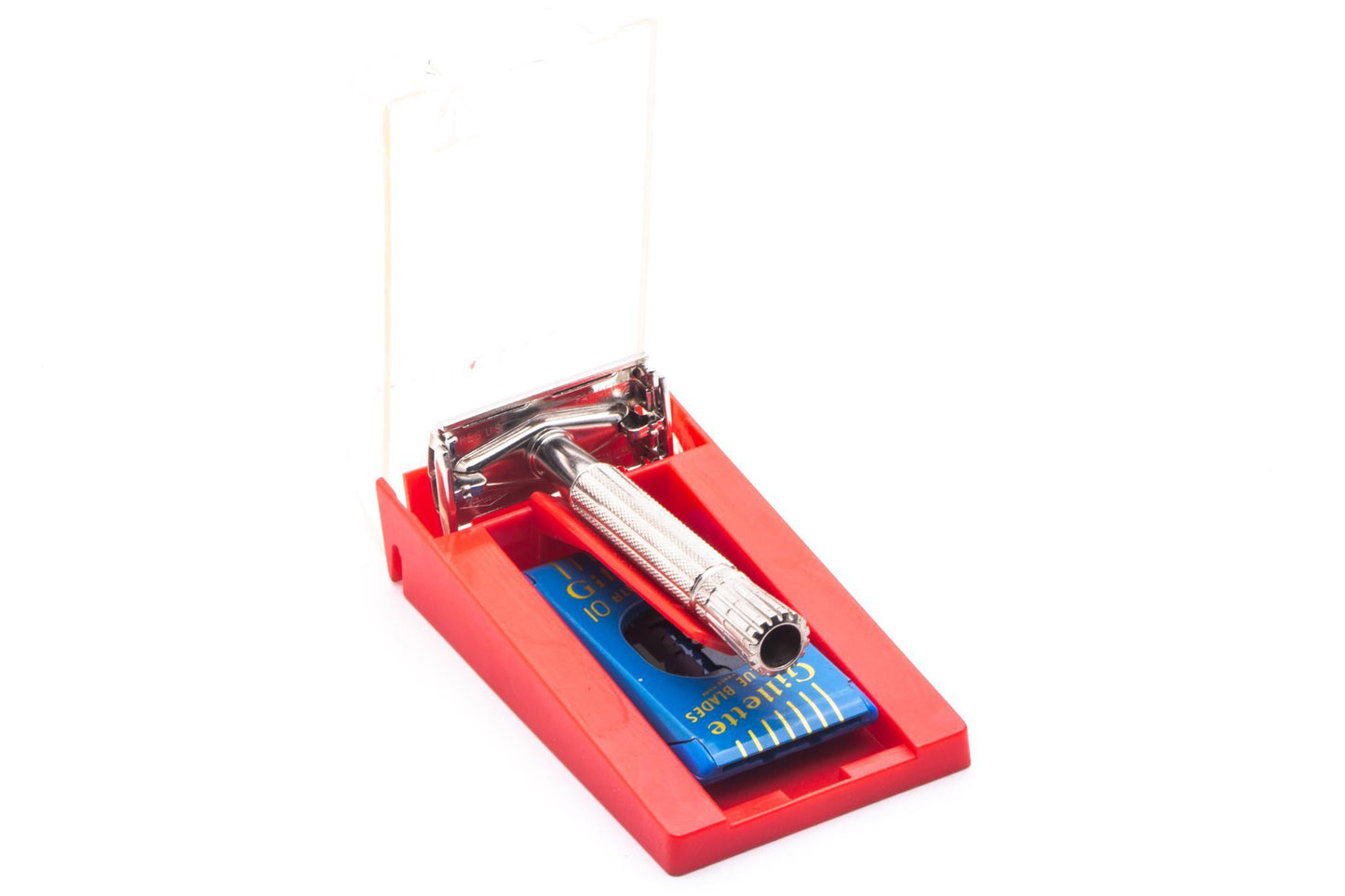 1958 D2 Gillette TV Special Super Speed Flare Tip Safety Razor Set | Original Condition