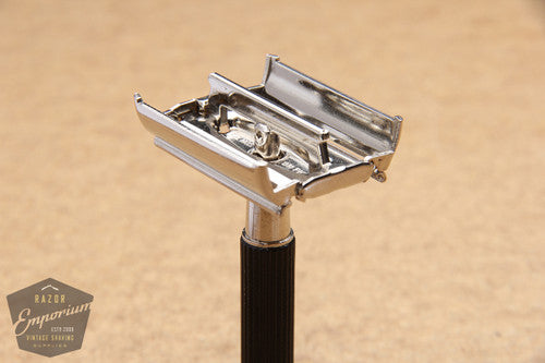 Gillette 1974 Black Handle Super Speed Safety Razor - U3