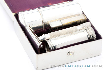 1910's Gillette Silver Single Ring Combination Set No. 461