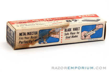 Pal Injector Single Edge (20) - New Old Stock (NOS) Razor Blades