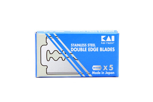 Kai Stainless Steel Double Edge (DE) Razor Blades