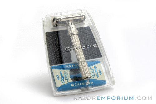 1968 Gillette Slim Adjustable TTO N4 Double Edge Safety Razor