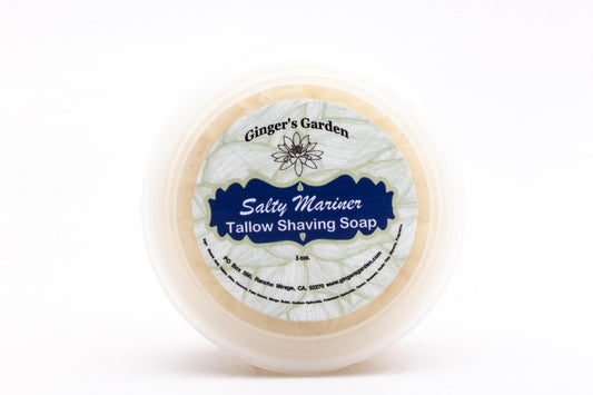 Ginger's Garden | Salty Mariner Tallow Shaving Soap