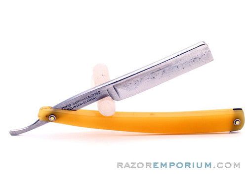 4/8" Frifdr Baurmann & Sohne "Comfort" Straight Razor w/ Original Scales | Germany