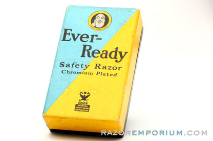 1930's Ever-Ready 1912 Style Single Edge Safety Razor in Original Box