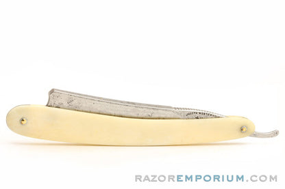 11/16" George Wostenholm & Sons Straight Razor | Bone Scales Sheffield