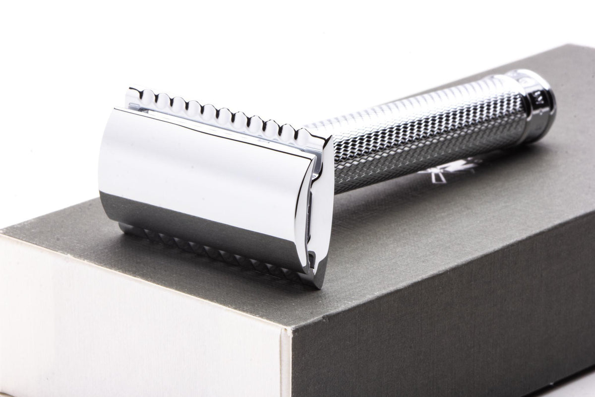 R89 Razor MÜHLE | R89 Chrome Closed Comb Safety Razor – Razor Emporium