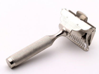 1930's Gem 1912 Style Single Edge Safety Razor | Factory Nickel Revamp