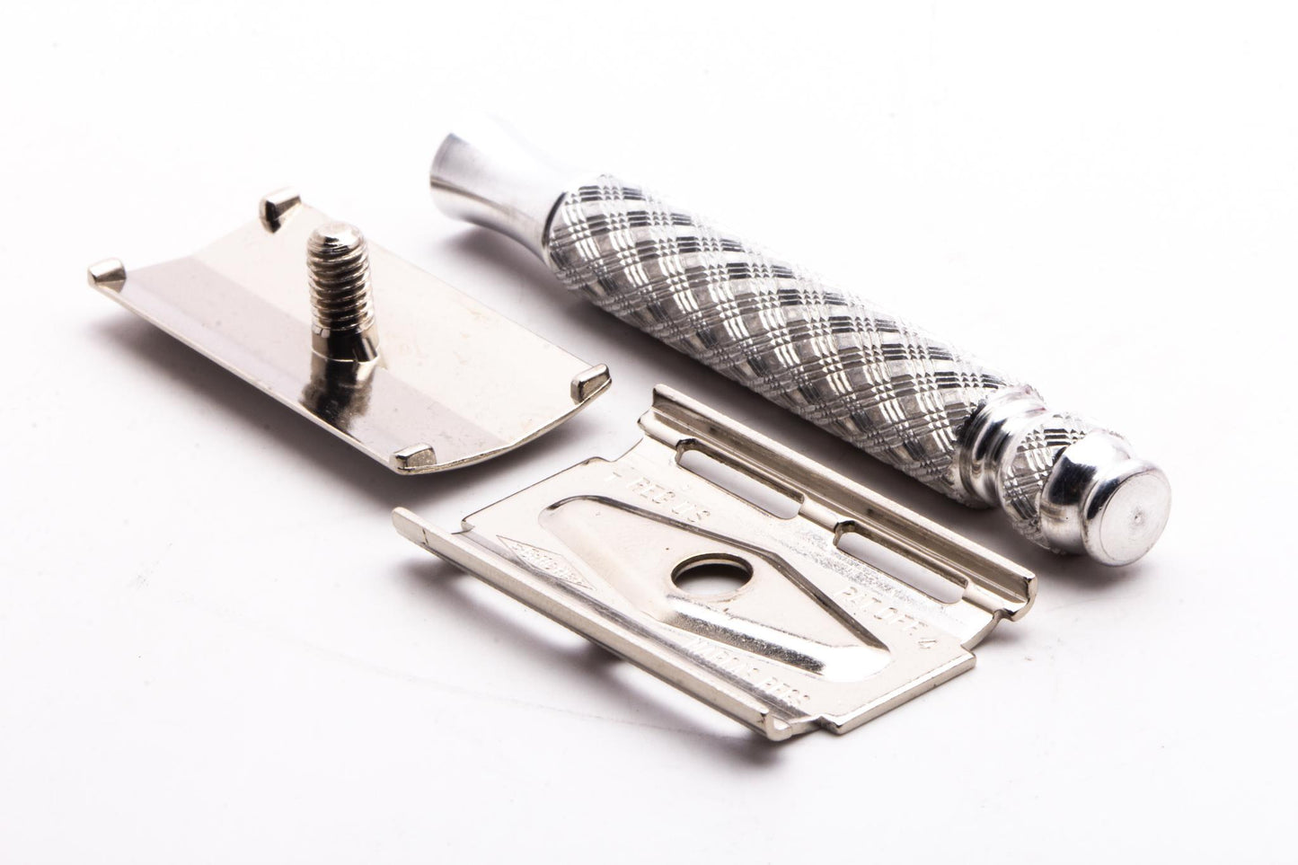 1973 T4 Gillette Ball End Tech Spiral Handle DE Safety Razor | Original Condition