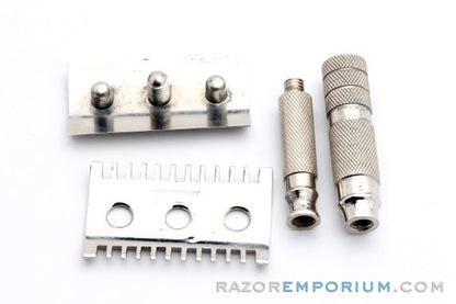 1960s German Travel Open Comb DE Safety Razor