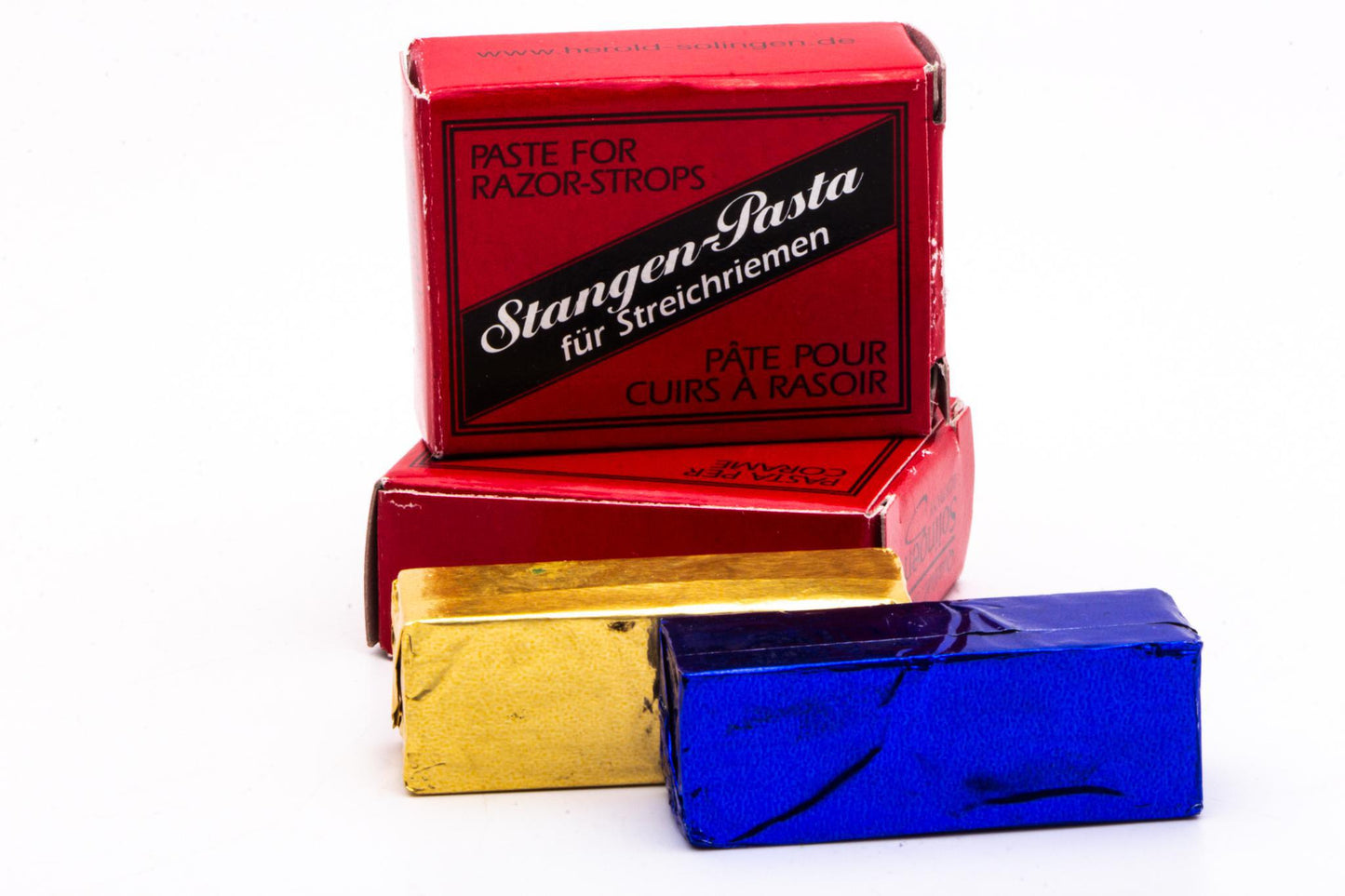 Herold Strop Paste | Black & Green Two Part Sharpening Paste | Strop Care