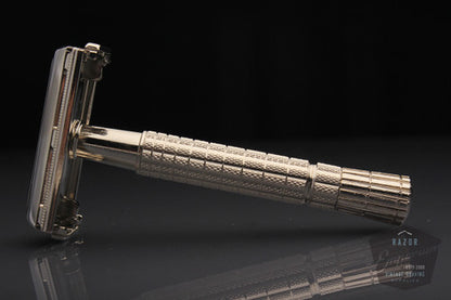 Gillette 1957 C2 Flair Tip Super Speed Safety Razor * Nickel REVAMPED