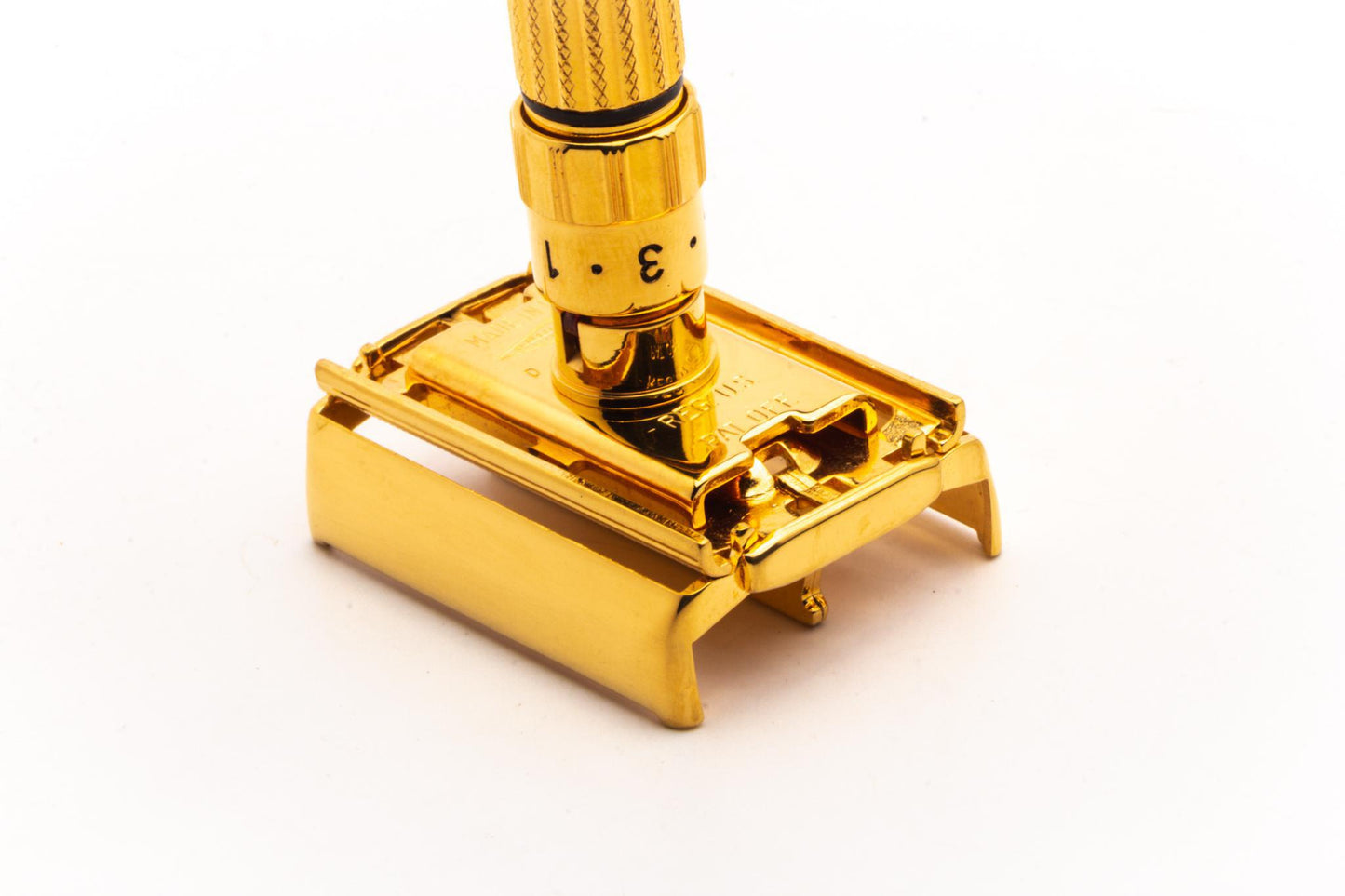 1958 D3 Gillette Fatboy Adjustable Double Edge Safety Razor | 24K Gold Revamp