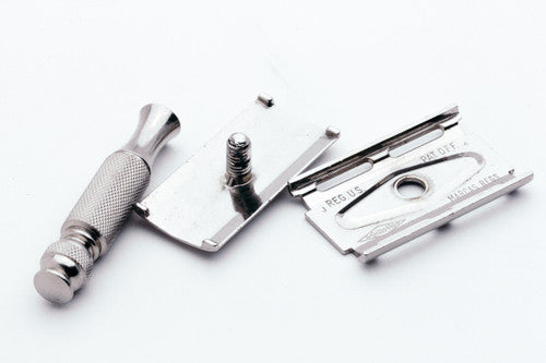 1964 J4 Gillette Ball End Tech Travel Safety Razor