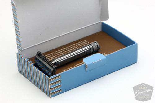 Fatip Black Nickel Grande Open Comb | Double Edge Safety Razor