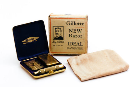 1930s Gillette NEW Long Comb Somerset Travel DE Razor Set