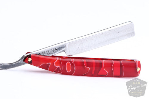 6/8" #133 Red Imp By Case | Hollow Ground Custom Scales USA