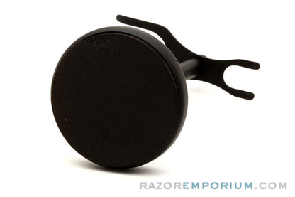 Pure Badger Razor and Brush Shave Stand | Black Chrome
