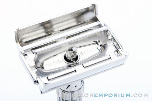 1959 Gillette Fatboy Adjustable DE TTO Razor Set