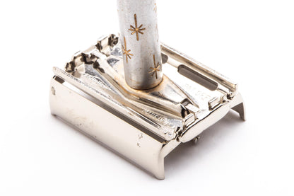 1963 I1 Gillette Champagne Star Lady Gillette DE Safety Razor | Original Condition