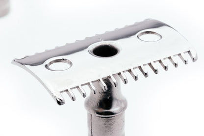 1920s Gillette Single Ring Old Type DE Safety Razor Nickel Revamp