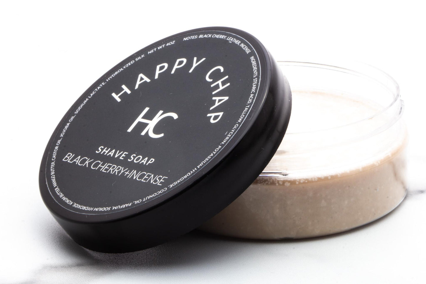 Happy Chap | Black Cherry And Incense Shave Soap