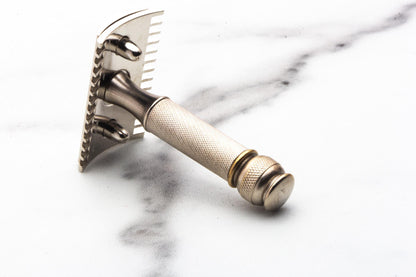 1920's GIllette Milady Decollete DE Safety Razor in Leather Case | Original Condition