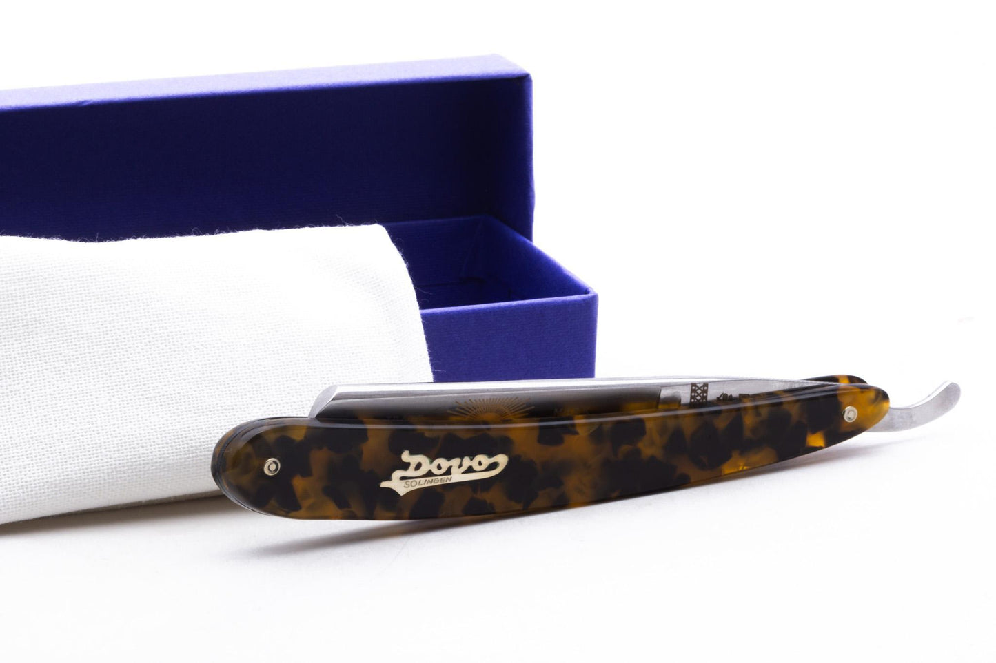 5/8" Dovo Solingen Faux Tortoise Shell Straight Razor