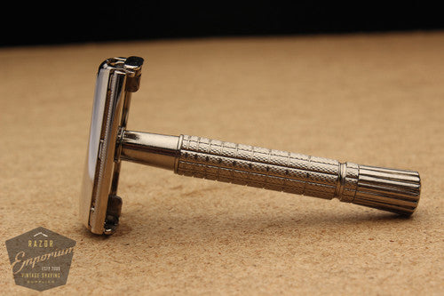 Gillette 1963 Flair Tip DE Super Speed Razor * Nickel REVAMPED