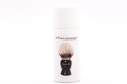 Shavemac | Silvertip Badger Shave Brush With Black Handle
