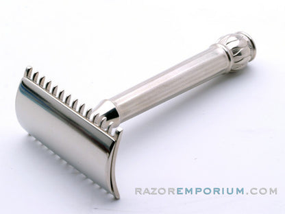 1911 Gillette Silver ABC Pocket Edition Old Type Open Comb DE Razor Set