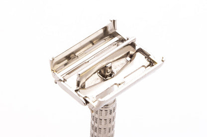 1950's British Gillette Heavy Red Tip DE Super Speed Safety Razor  | Made in England