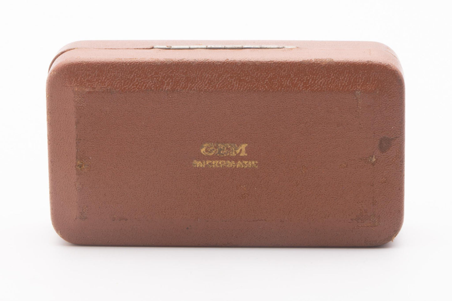 1930s Gem Gold Micromatic Single Edge Razor in Leather Case | Original Condition