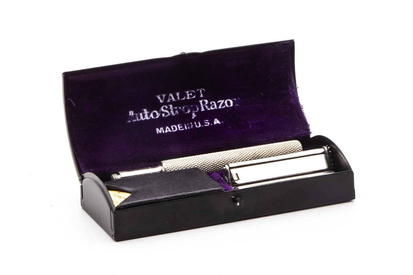 1930's Valet Auto-Strop Razor Set With Case & Blades | Original Condition