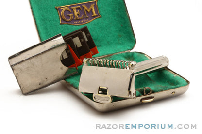 1930's Gem 1912 Style Single Edge Safety Razor Set