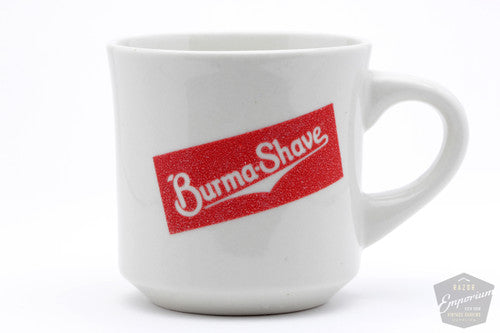 Burma Shave Shaving Mug